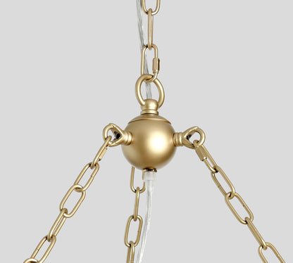 Cerisse Beaded Chandelier 28"