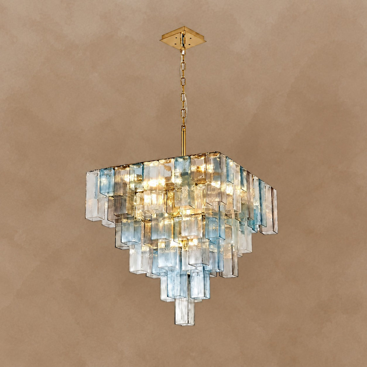 Chromatic Vault Artisan Murano Chandelier