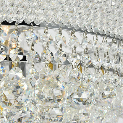 Luxury Crystal Chandelier for Grand Villa Hall and Duplex Staircase Lighting