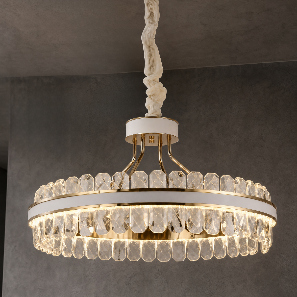 Leather Chandelier