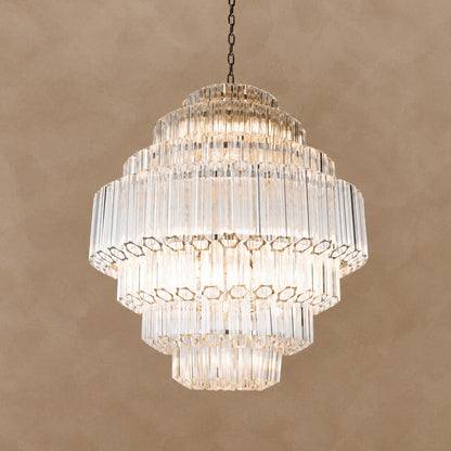 Clear Grande Palermo Chandelier 31.5"