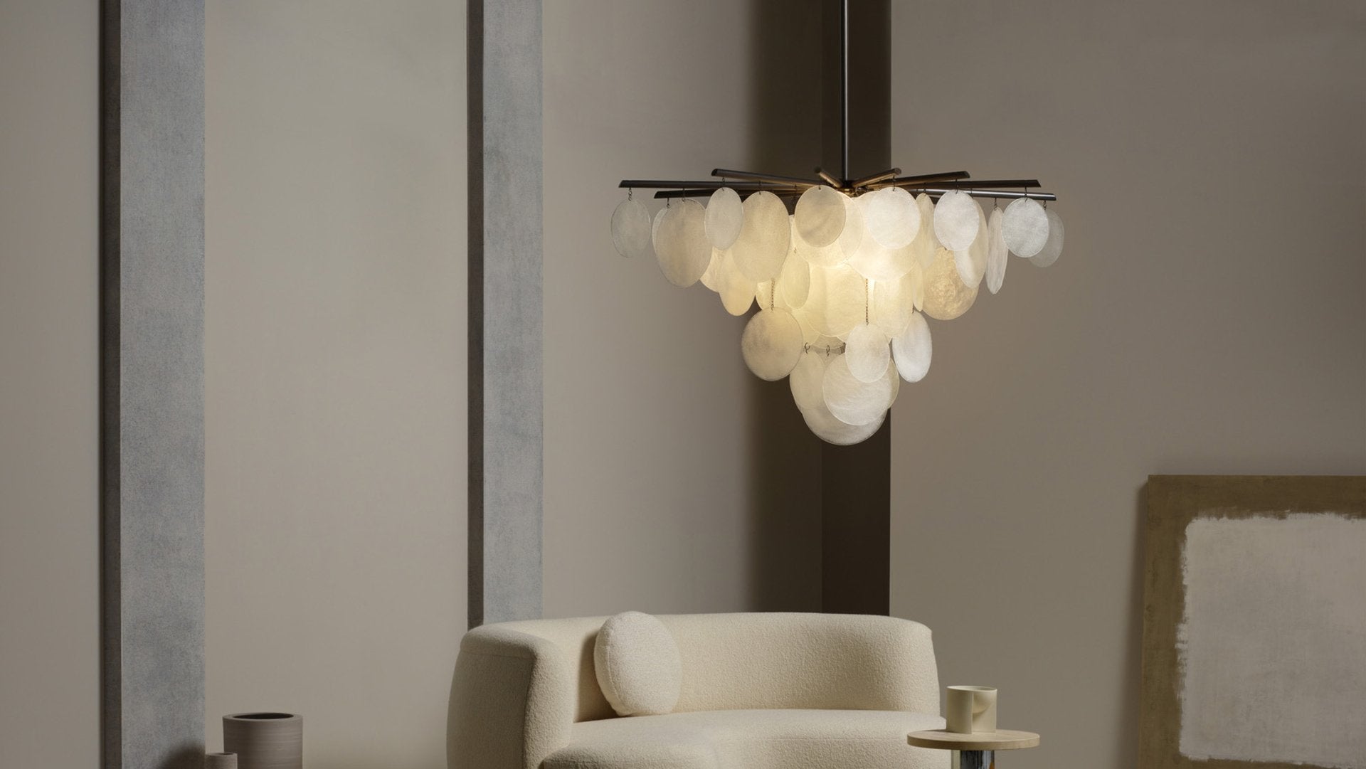 Ella Glass Pendant 46.9" 62.6"
