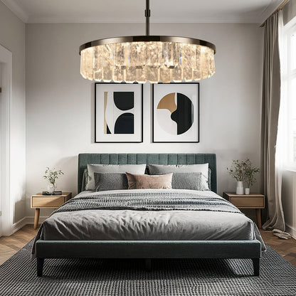 Selene Linear Crystal Chandelier