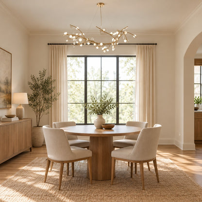 Demolion Glass Globe Branch Chandelier