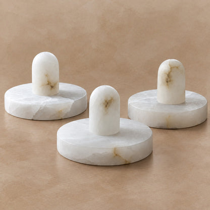Discora Alabaster Disc Minimalist Pendant Light