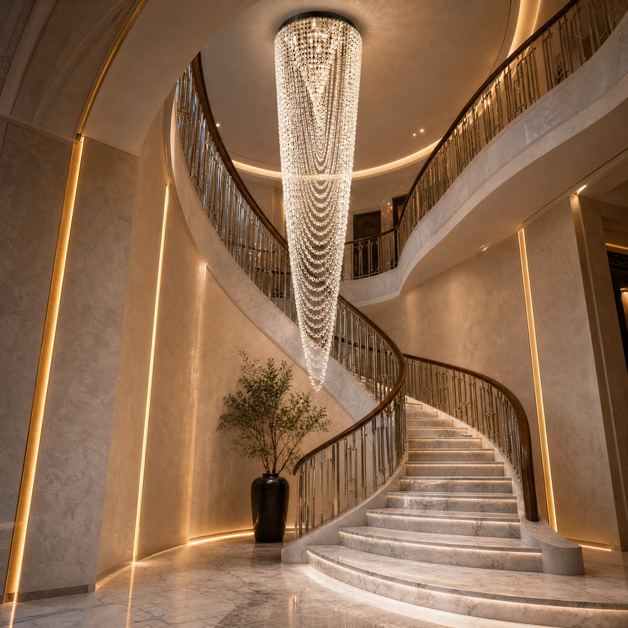 Dream Veil Modern Sculptural Pendant Light