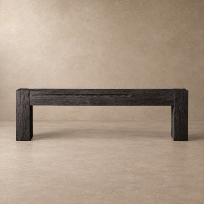 Happyarcadian Reclaimed Teak Wood Console Table