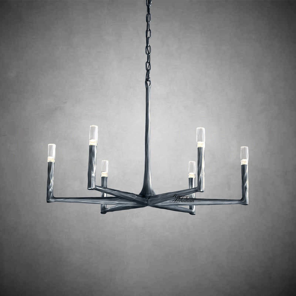 Briony Forged Round Chandelier 36''48"60''72''