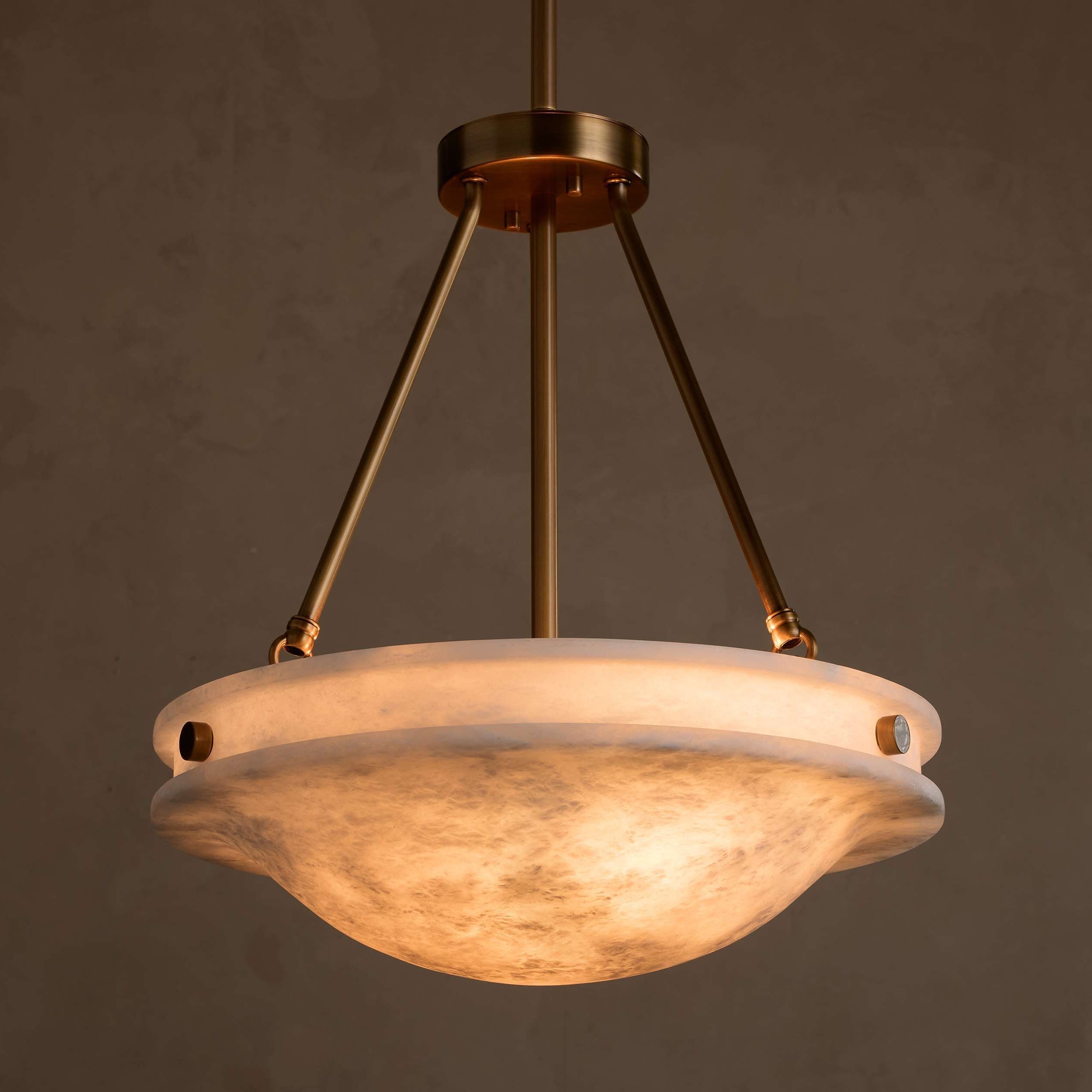 Edith Alabaster Stone Pendant Light