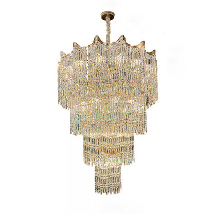 Extra Large Luxury Multi-tiered Crystal Chandelier