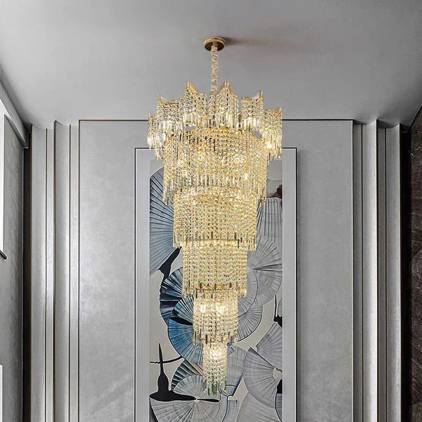 Extra Large Luxury Multi-tiered Crystal Chandelier