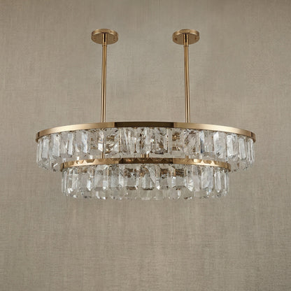 Selene Linear Crystal Chandelier