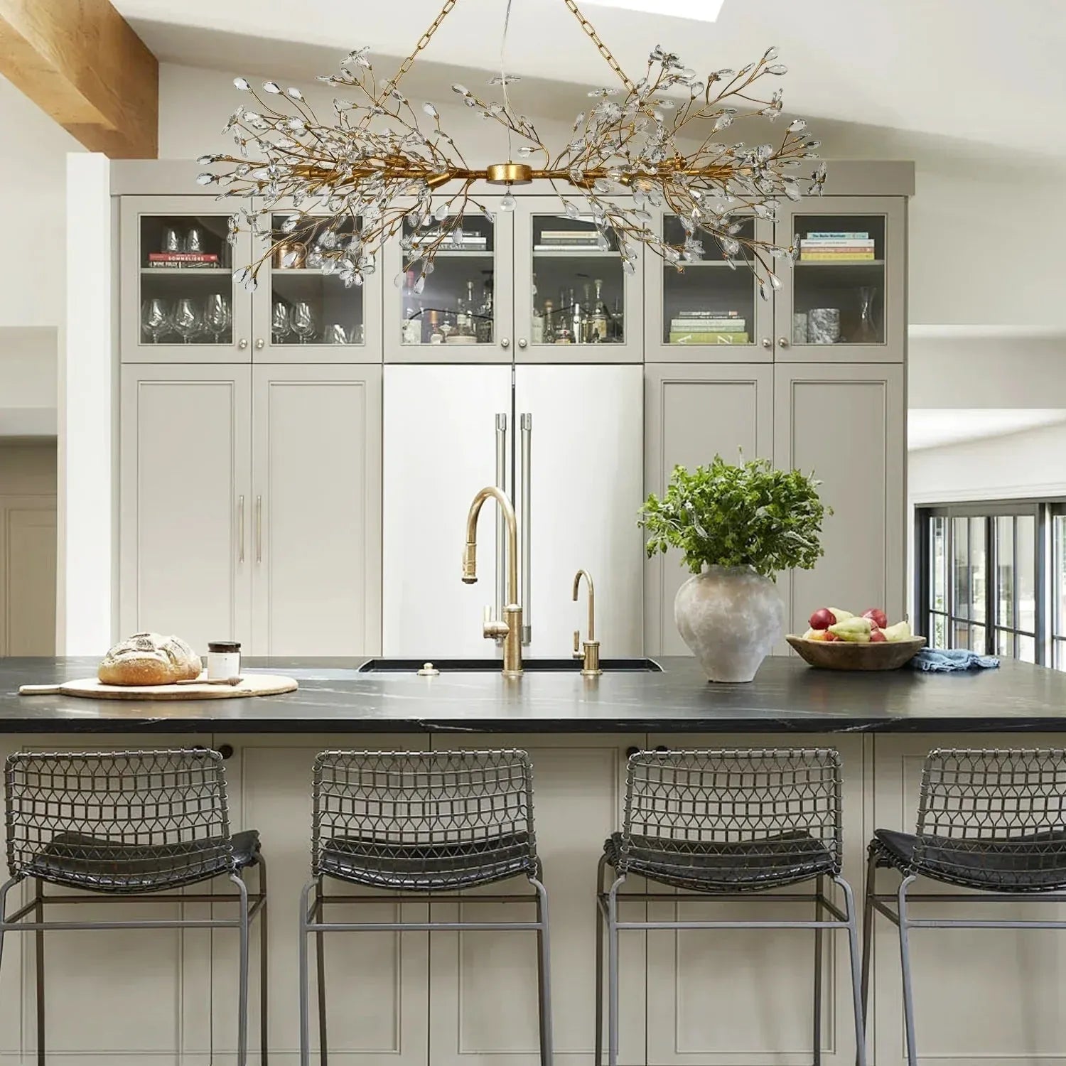 Fiore Colored Linear Chandelier
