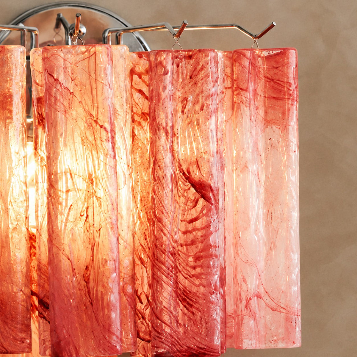 Floravia Murano-Style Glass Wall Sconce
