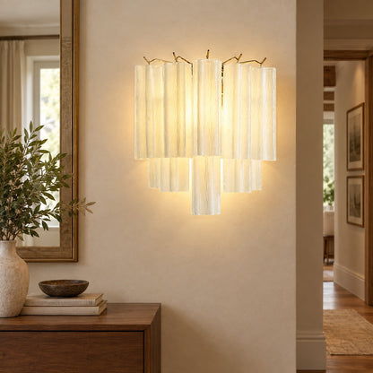 Floravia Murano-Style Glass Wall Sconce