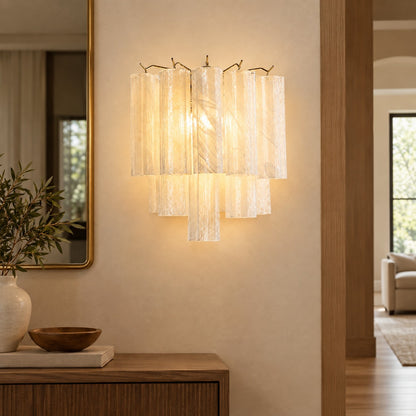 Floravia Murano-Style Glass Wall Sconce