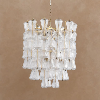 Florenzia Glass Chandelier 25.6"