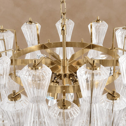 Florenzia Glass Chandelier 25.6"