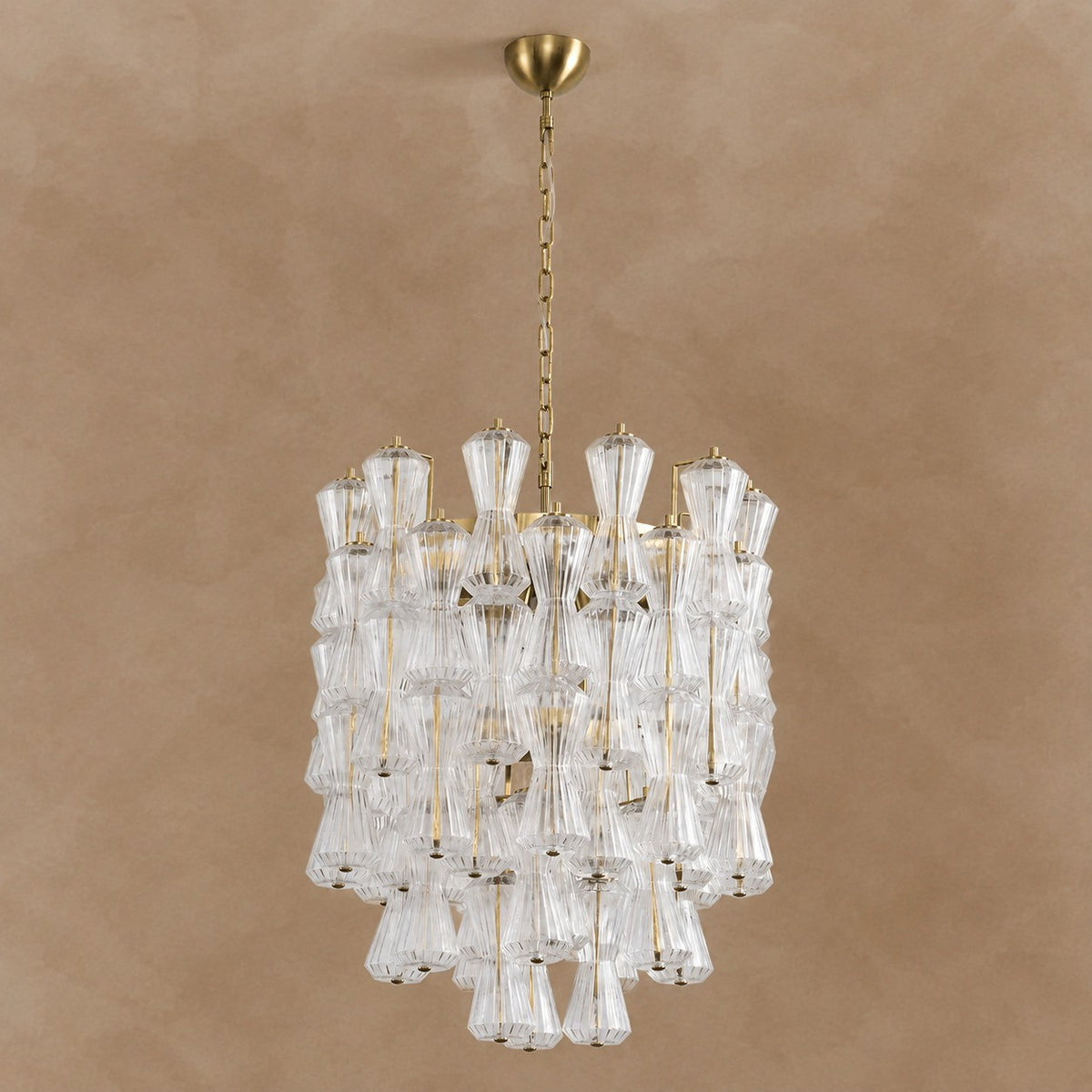 Florenzia Glass Chandelier 25.6"