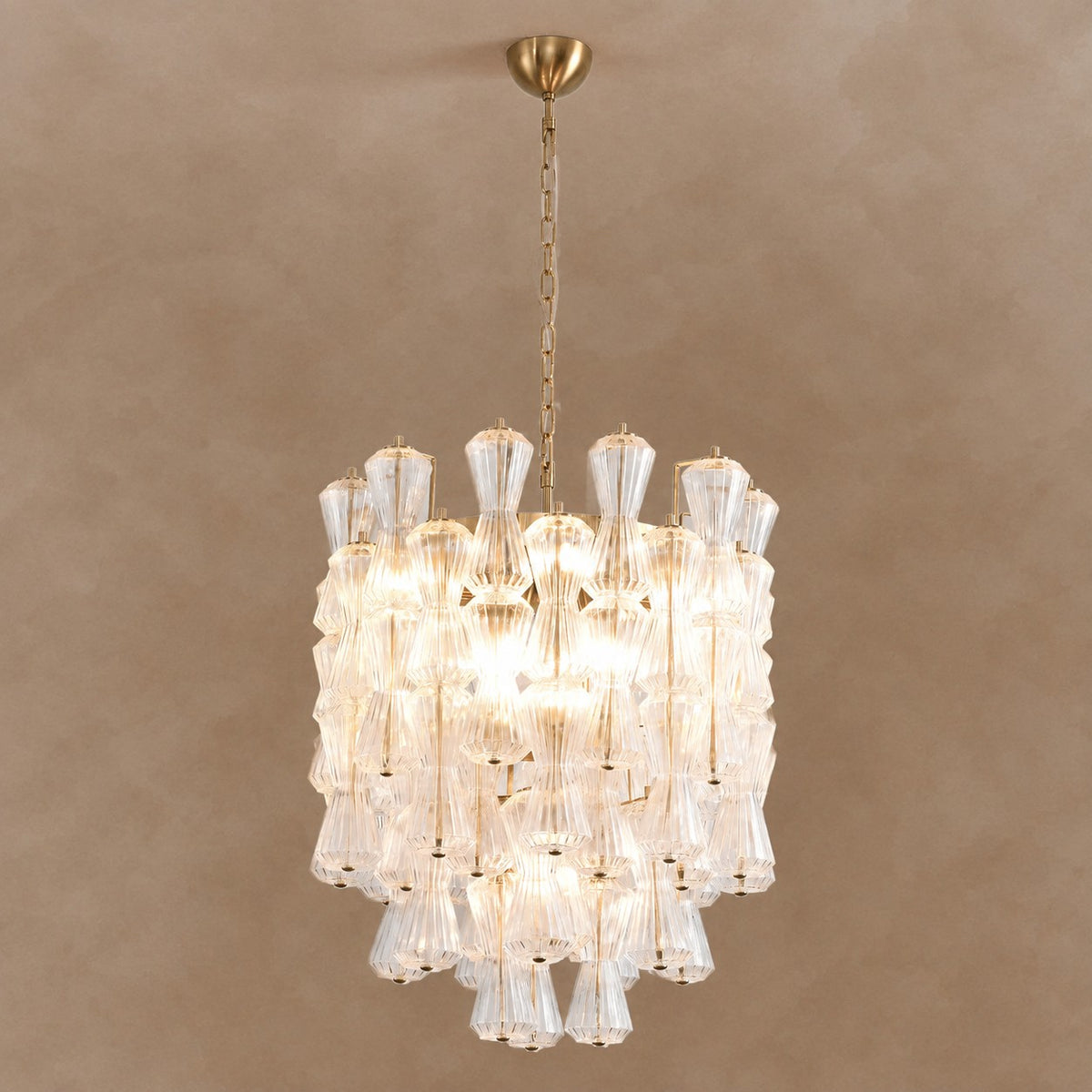 Florenzia Glass Chandelier 25.6"