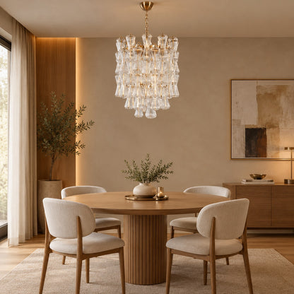 Florenzia Glass Chandelier 25.6"