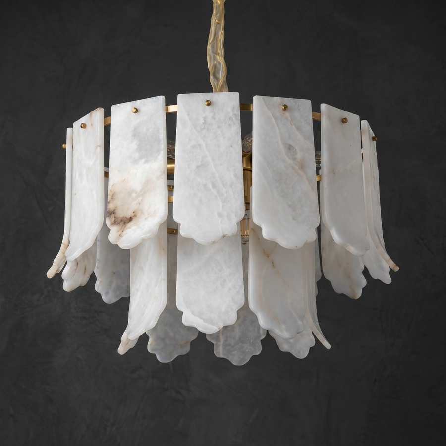 Round Pendant Light in a dining room