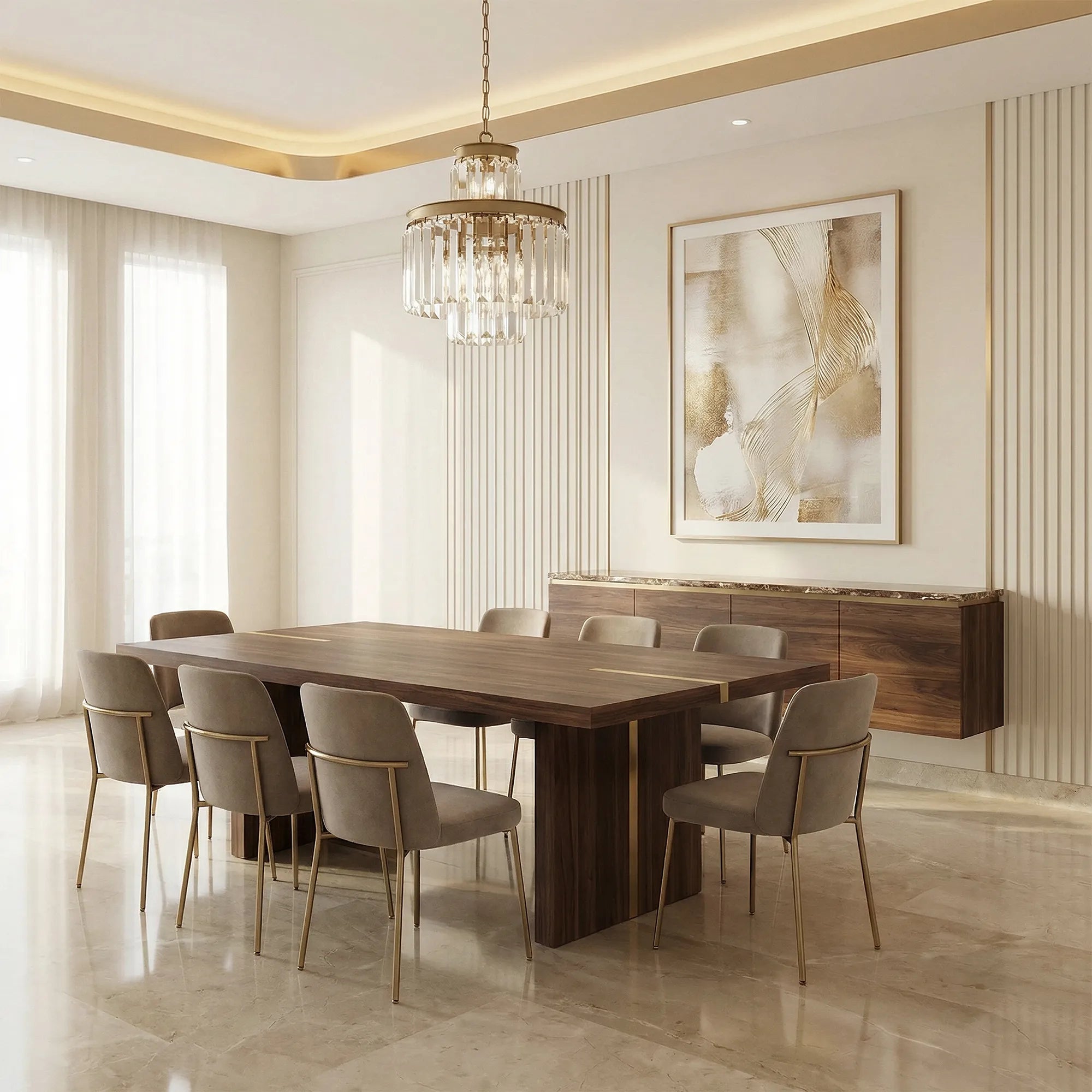 Leyland Tiered Round Chandelier Lighting