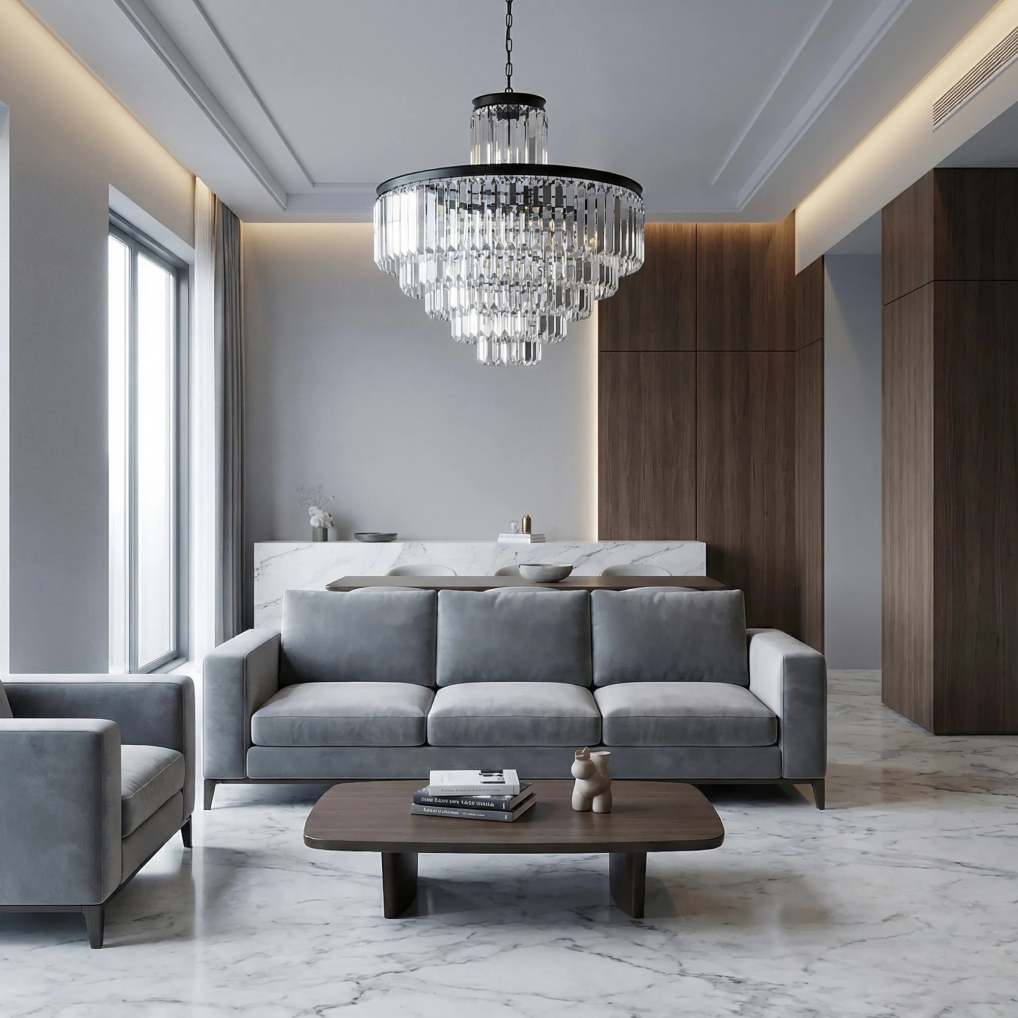 Leyland Tiered Round Chandelier Lighting