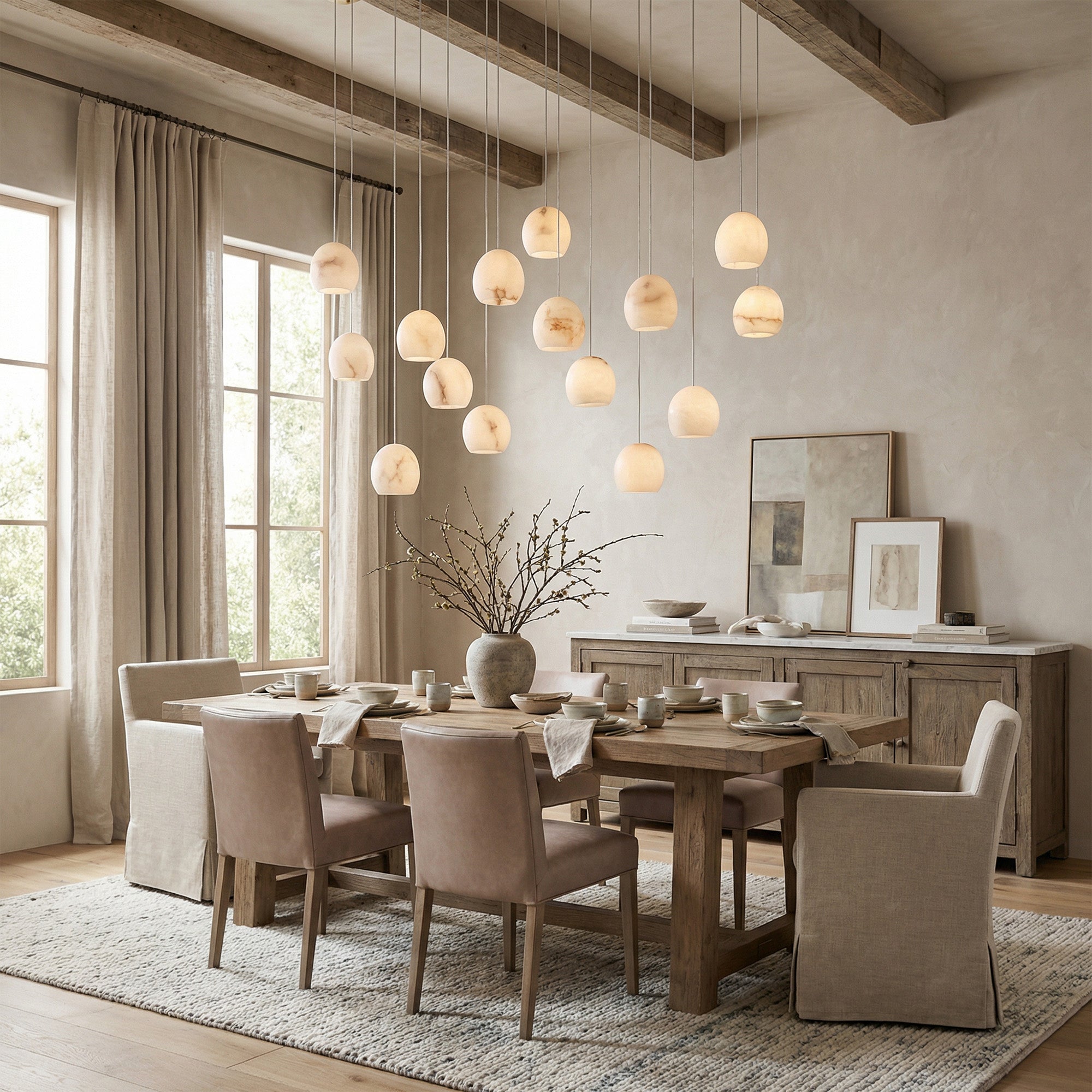Arica Rectangular Chandelier 15/30 Light