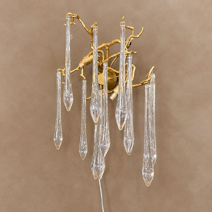French Style Crystal Branch Drops Chandelier