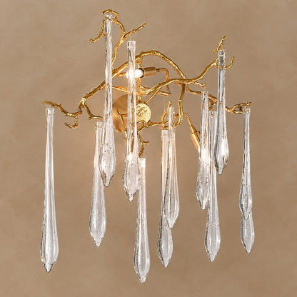 French Style Crystal Branch Drops Chandelier