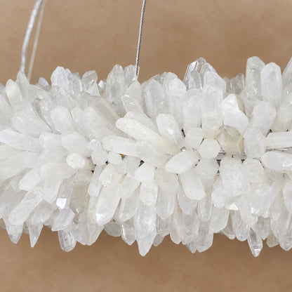 Geode Quartz Crystal Ring Chandelier 24"-47"