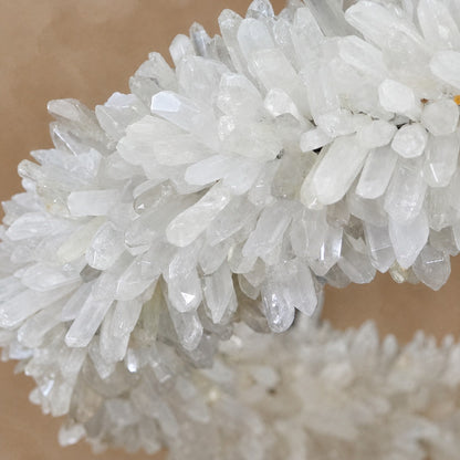 Geode Quartz Crystal Ring Chandelier 24"-47"