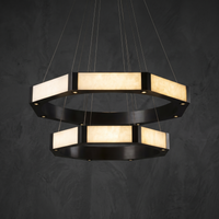 Modern Black Chandelier in black