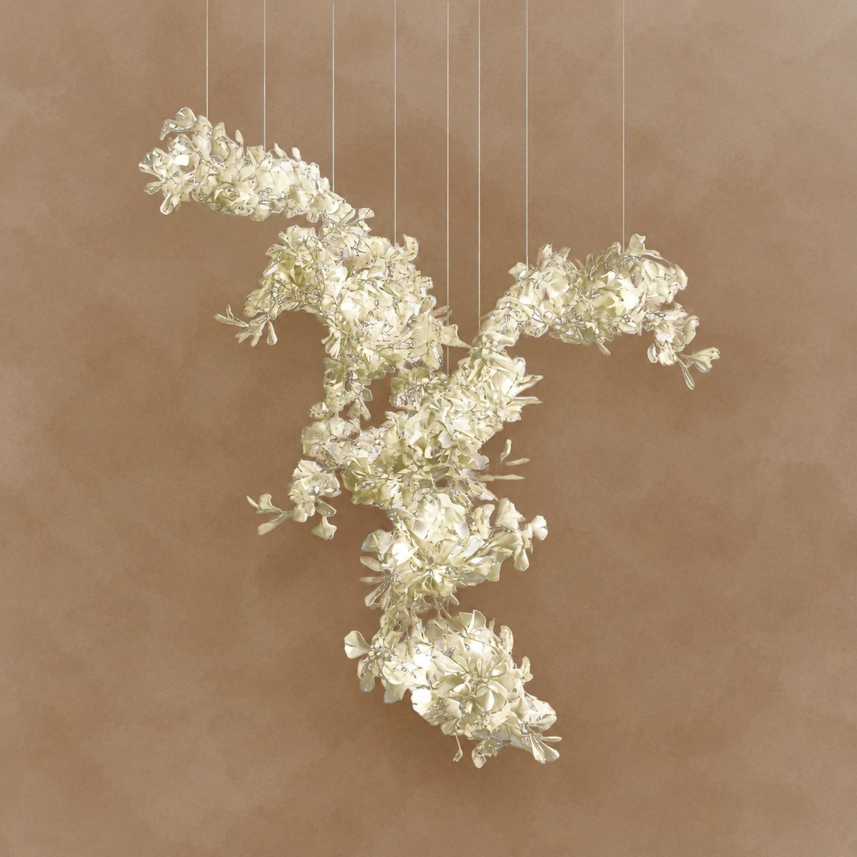 Gingko Combination Chandelier 137.8"