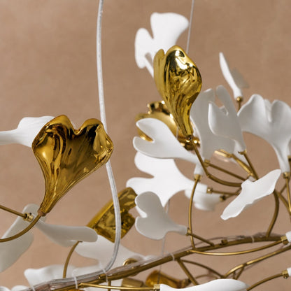 Gingko Combination Chandelier 137.8"