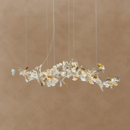 Gingko Leaves Chandelier 196.8"