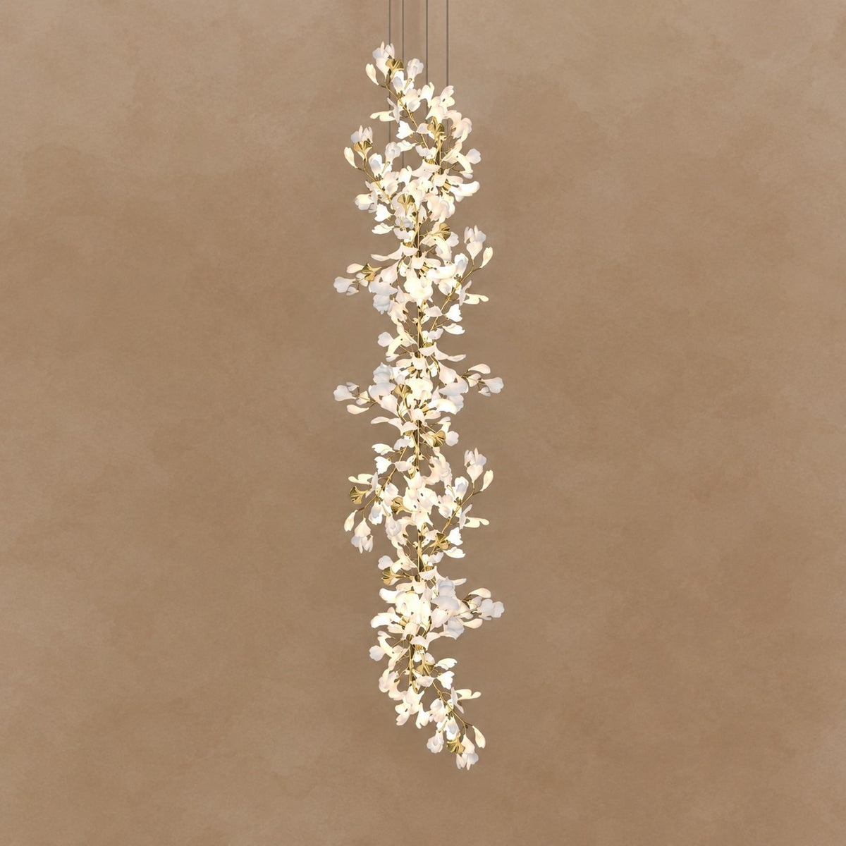 Gingko Leaves Chandelier 196.8"