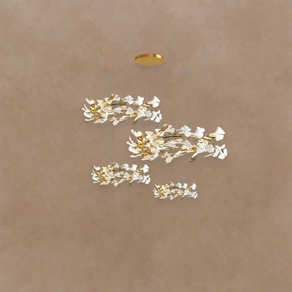Gingko Leaves Chandelier 196.8"