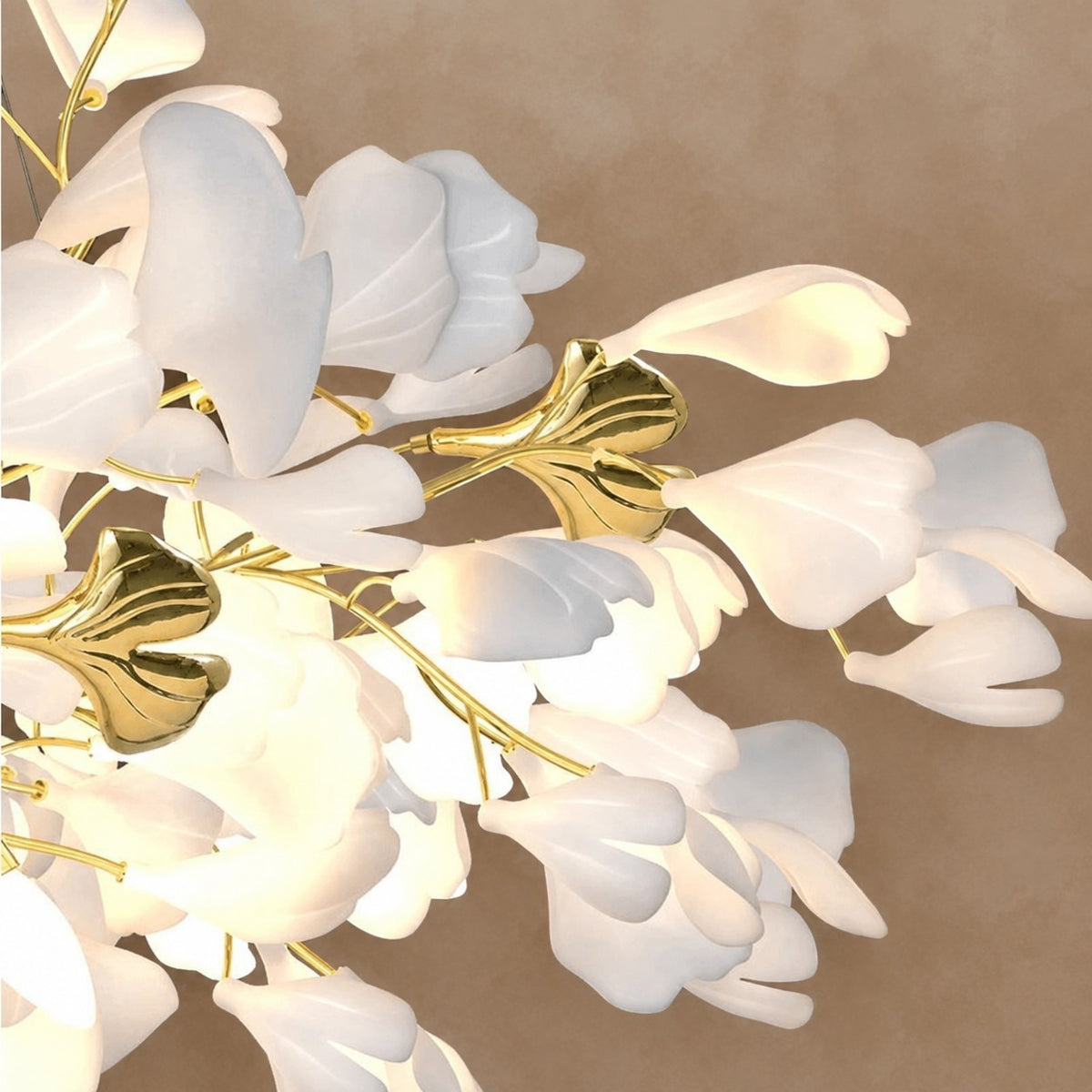 Gingko Leaves Chandelier 196.8"