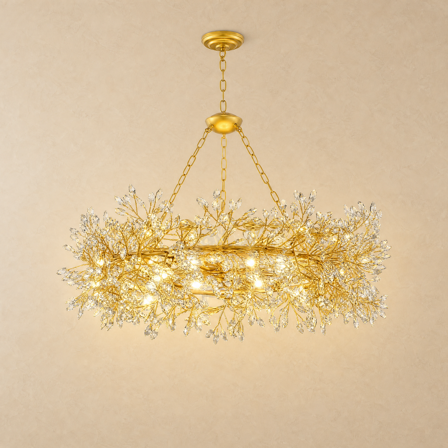 Pendant Light in gold