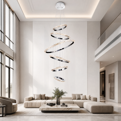 Bryant Crystal Cascading Chandelier 47.2" (2)