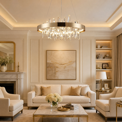 Nora Round Crystal Pendant Light (6)
