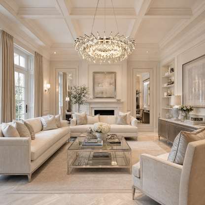 Aureola Round Crystal Chandelier (3)