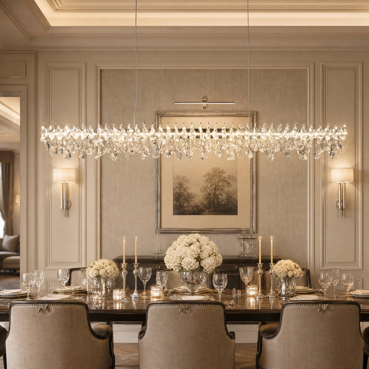 Aureola Round Crystal Chandelier (6)