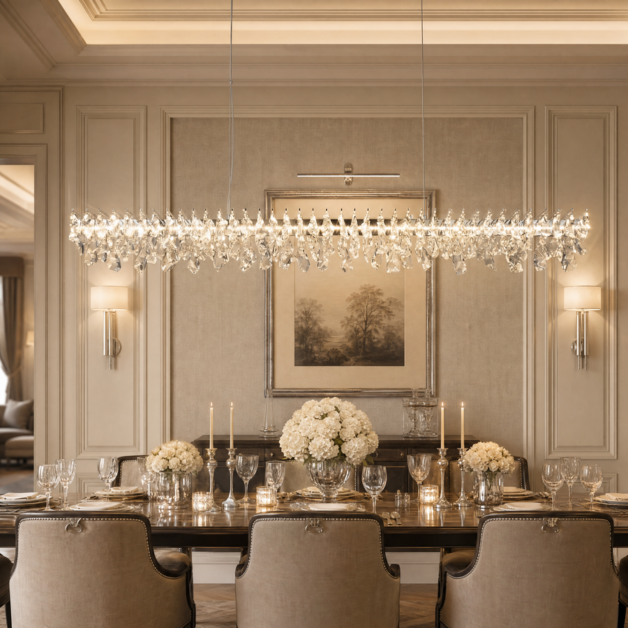 Aureola Round Crystal Chandelier (6)