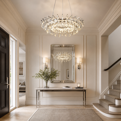 Aureola Round Crystal Chandelier (12)