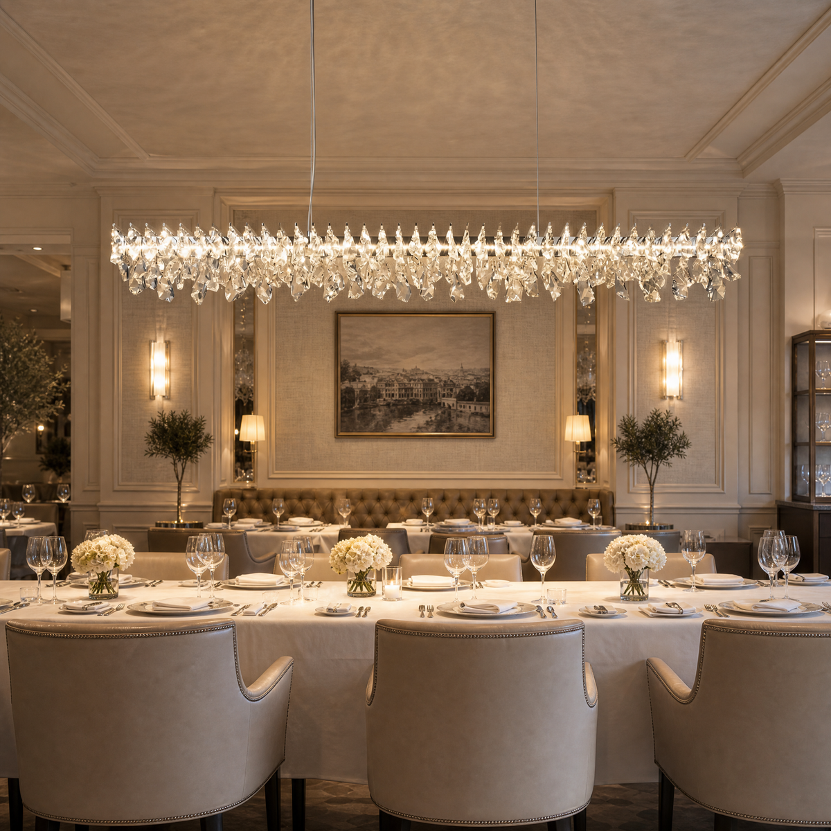 Aureola Round Crystal Chandelier (5)