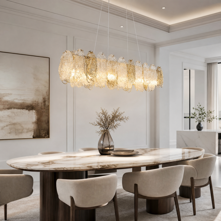 Filo Artisan Glass Round Chandelier (9)
