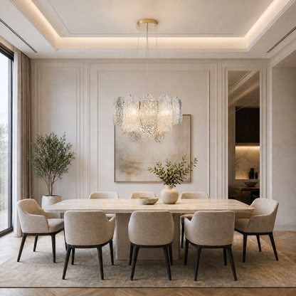 Filo Artisan Glass Round Chandelier (7)